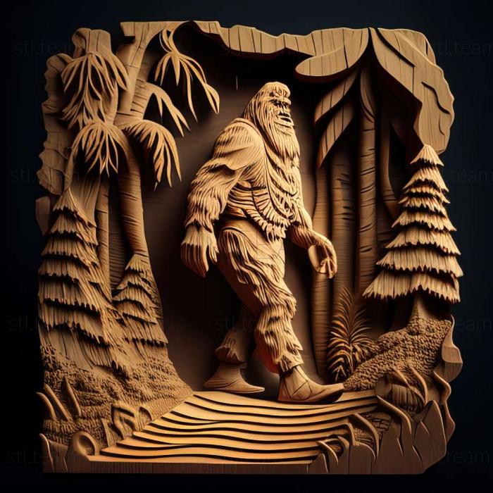 3D model Jacob Jones and the Bigfoot Mystery game (STL)
